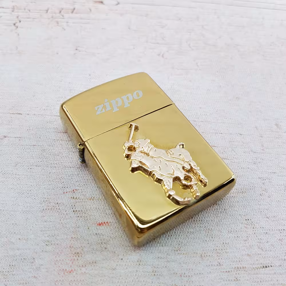 فندک بنزینی طرح Zippo مدل polo کد 44