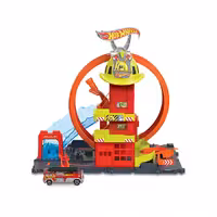 کیت بازی سیتی هات ویلز مدل Super Loop Fire Station