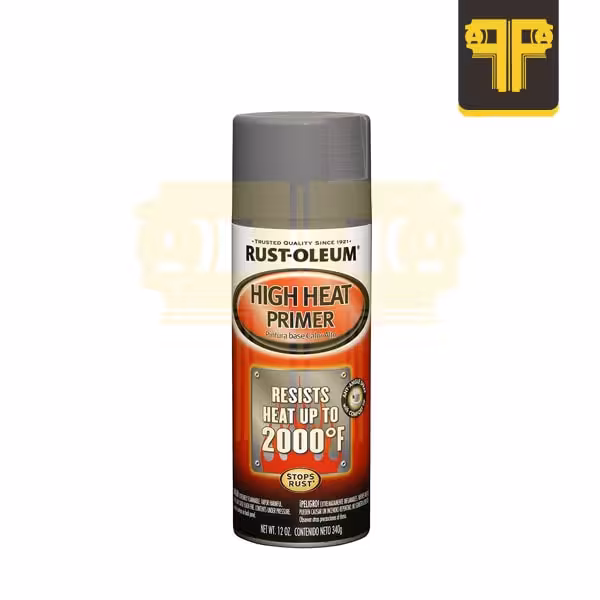 اسپری رنگ نسوز طوسی تحمل درجه 2000 آمریکایی Rust-Oleum