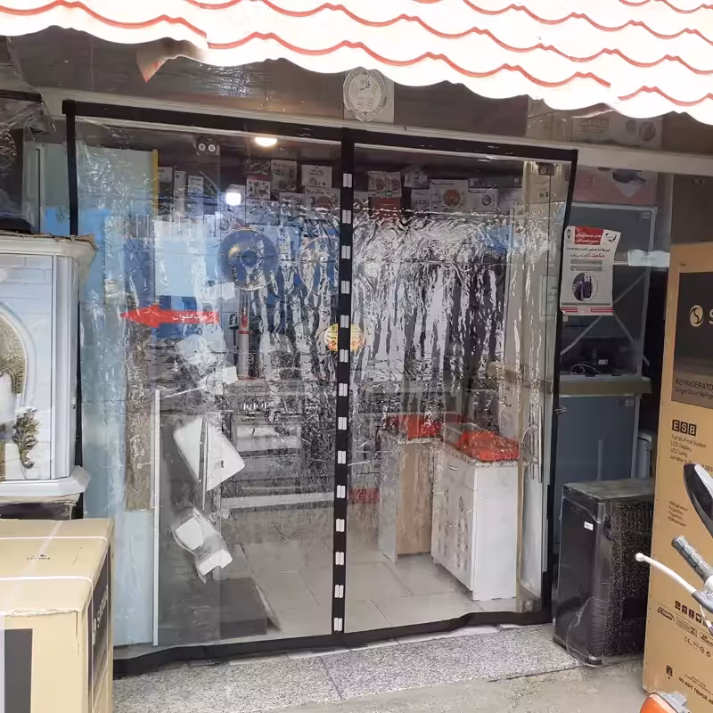 درب نایلونی آهنربایی عرض 130 در ارتفاع دلخواه