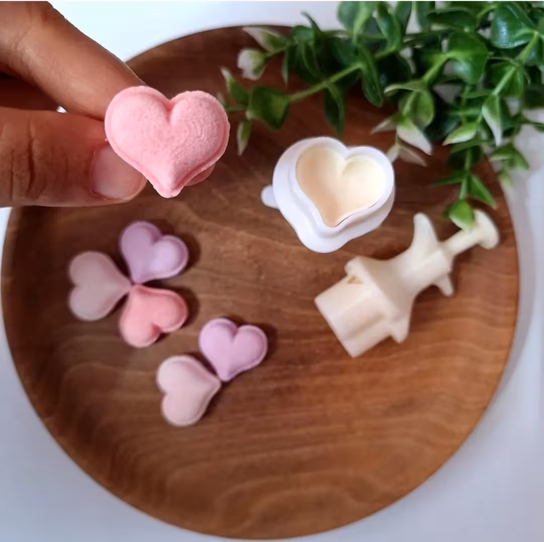 کاتر فشاری قند قلب تپل 2.5 سانتی