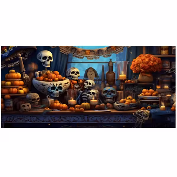 پدموس مخصوص بازی 80*30 طرح Skeleton