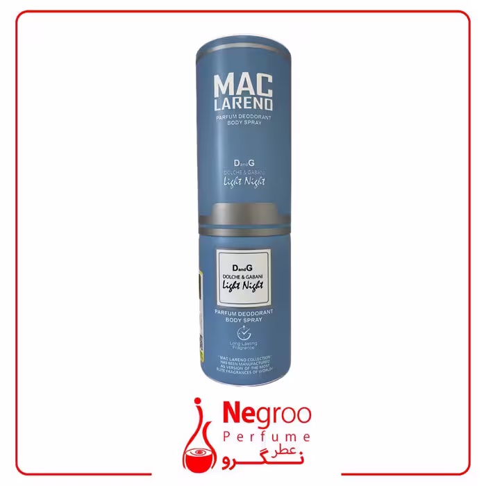 اسپری مک لارنو مدل لایت بلو دولچه گابانا MAC LARENO
