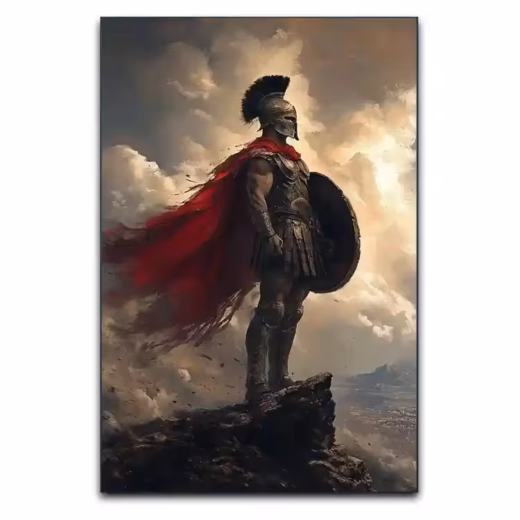 تابلو گلادیاتور روم باستان