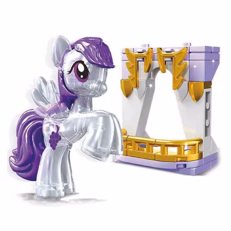 لگو پونی سفید بنفش کد SY1449C