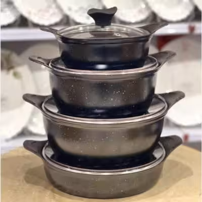 سرویس قابلمه 8 پارچه چدن چف