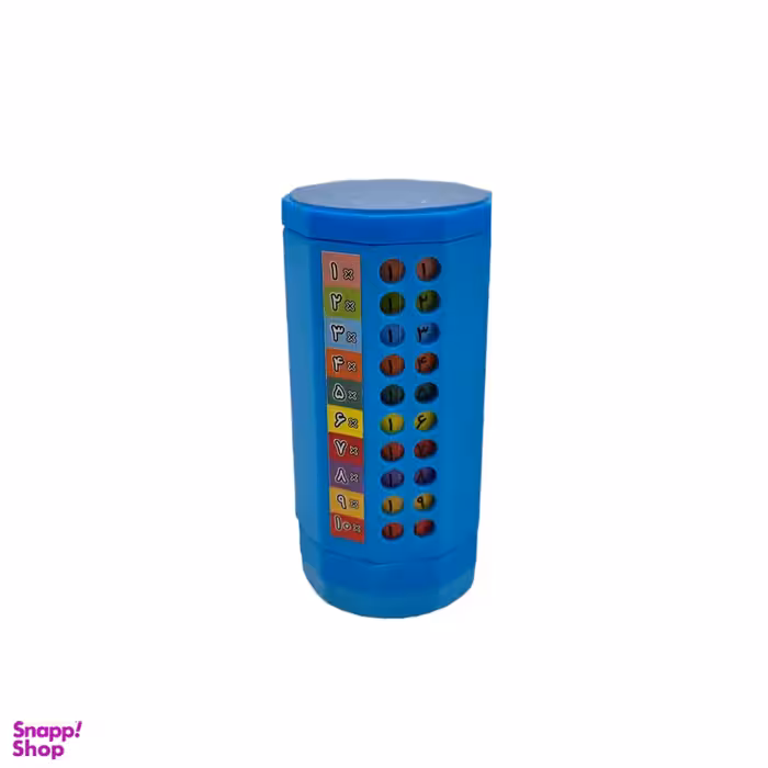 آموزش جدول ضرب چرخشی همراه با تراش کد 11634 رنگ آبی