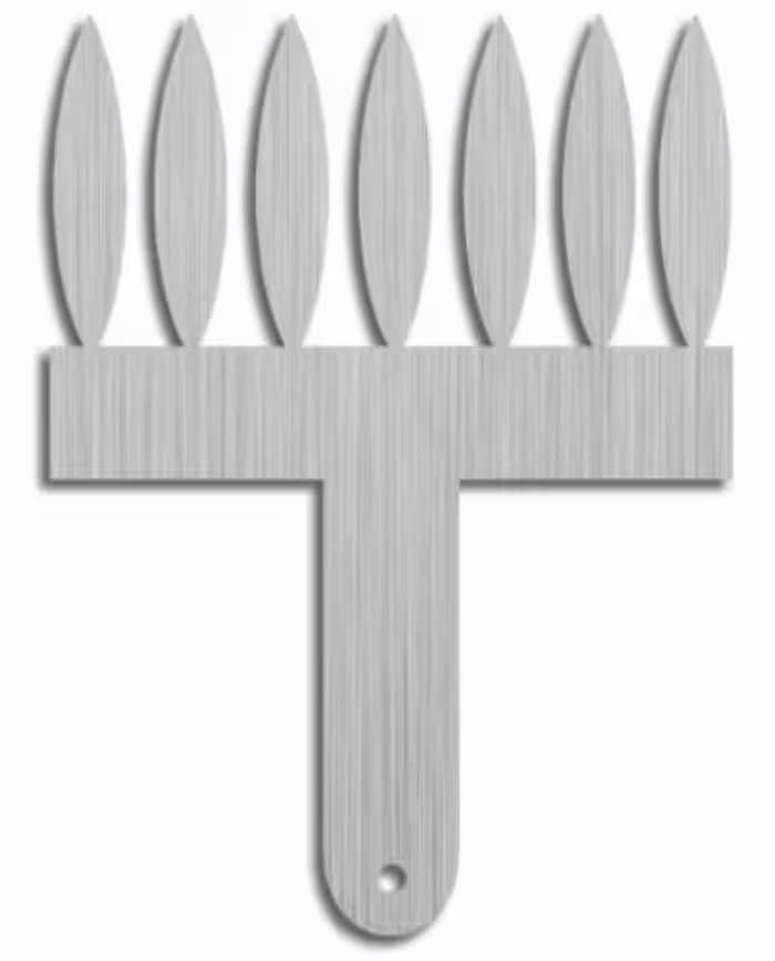 بودکور شانه شکلات استيل بزرگ طرح اشک 240057