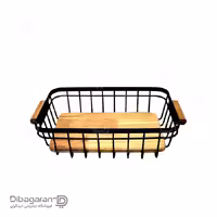 سبد نان چوبی مستطیل