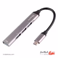 قیمت و خرید هاب 4 پورت USB C وریتی VERITY H 410T - شبکه ساز