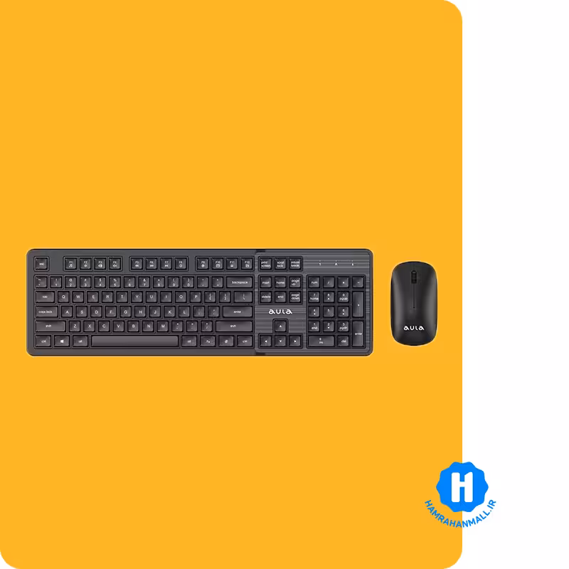 کیبورد و ماوس بی سیم گیمینگ آئولا مدل AULA AC202