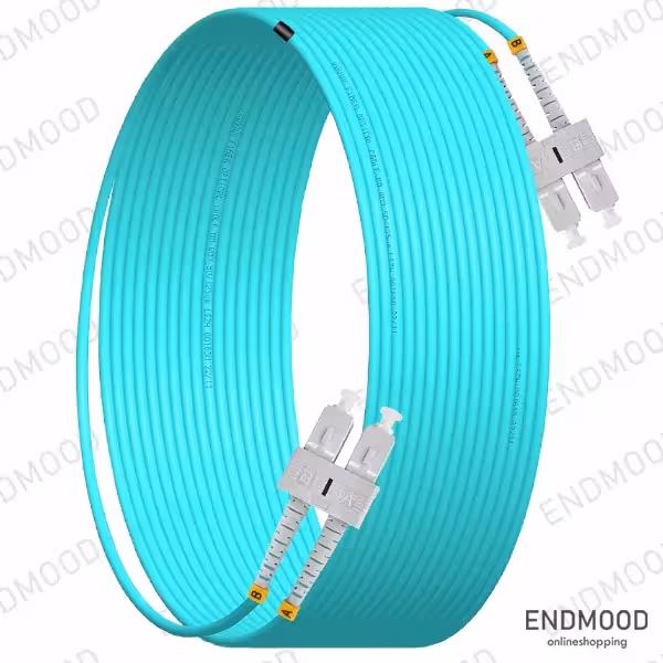 پچ کورد فیبر نوری 5 متری داپلکس نگزنس Nexans OM3 SC-SC