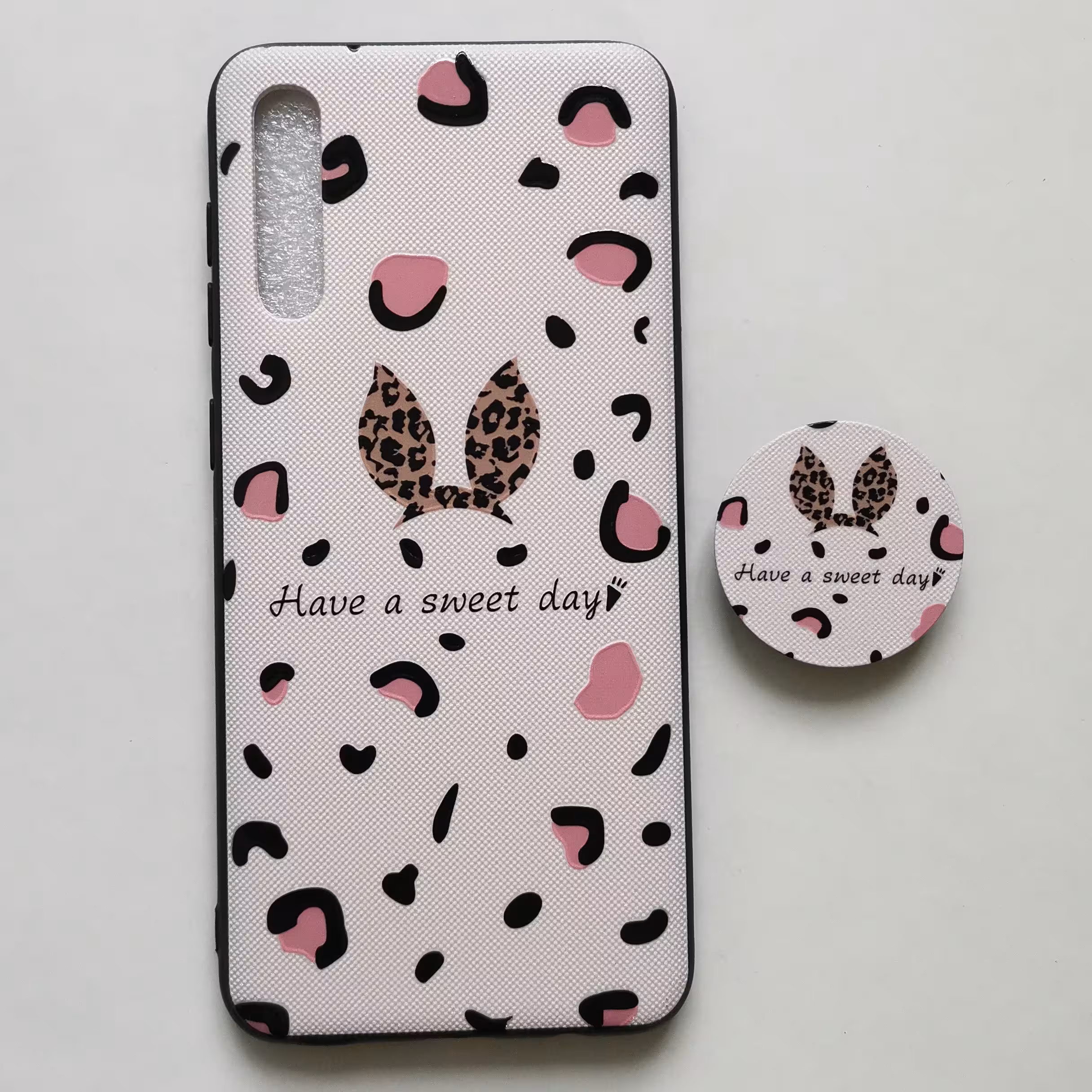 قاب طرحدار  sweet day پاپ سوکت دار گوشی سامسونگ A30s / A50