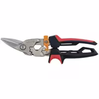 قیچی ورق بر Fiskars PowerGear مدل 1027209 | چپ‌برش صنعتی | تیغه فولادی سخت‌کاری شده | Fiskars (فیسکارس)