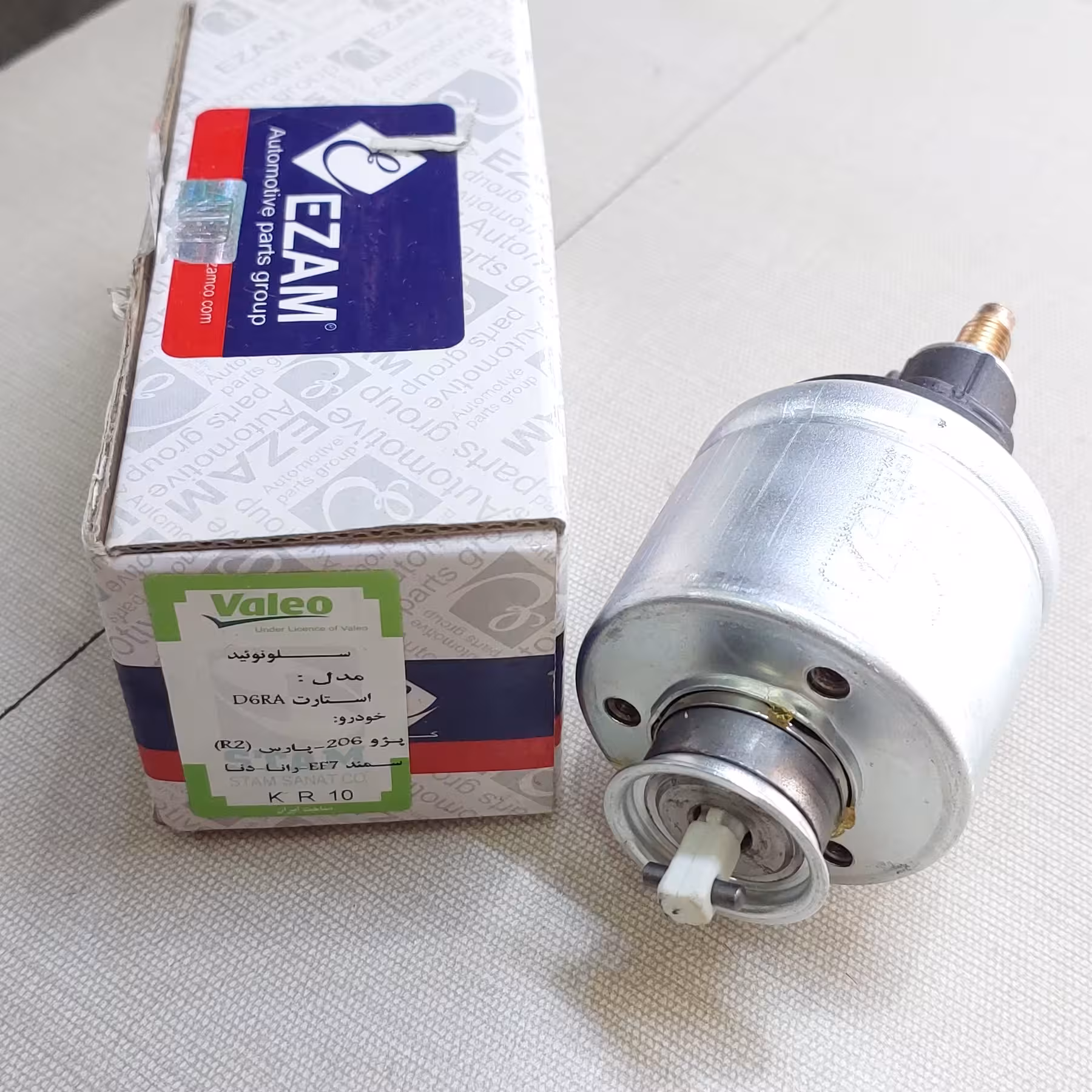 اتوماتیک استارت اعظام برای پژو 206 پژو پارس سمند EF7 رانا و دنا مدل KR10 