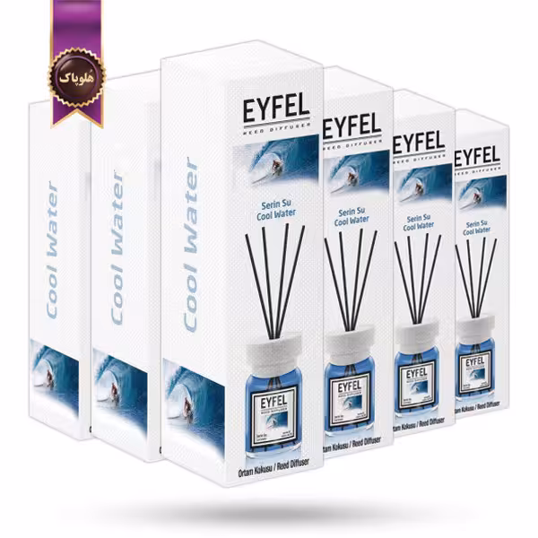 6 عدد خوشبوکننده هوا ایفل EYFEL مدل آب خنک Cool Water حجم 120 میلی لیتر   (اورجینال)