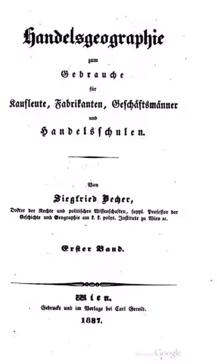 خرید و دانلود نسخه کامل کتاب Handelsgeographie zum Gebrauche für Kaufleute, Fabrikanten, Geschäftsmänner und Handelsschulen