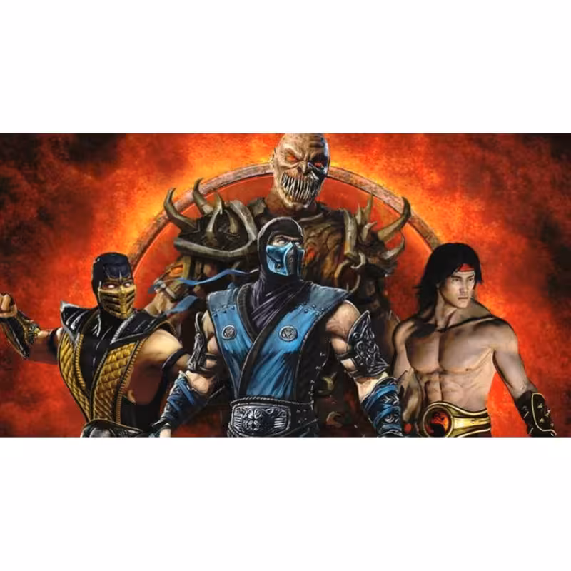 برچسب پلی استیشن 2 اسلیم طرح مورتال کمبت کدP98