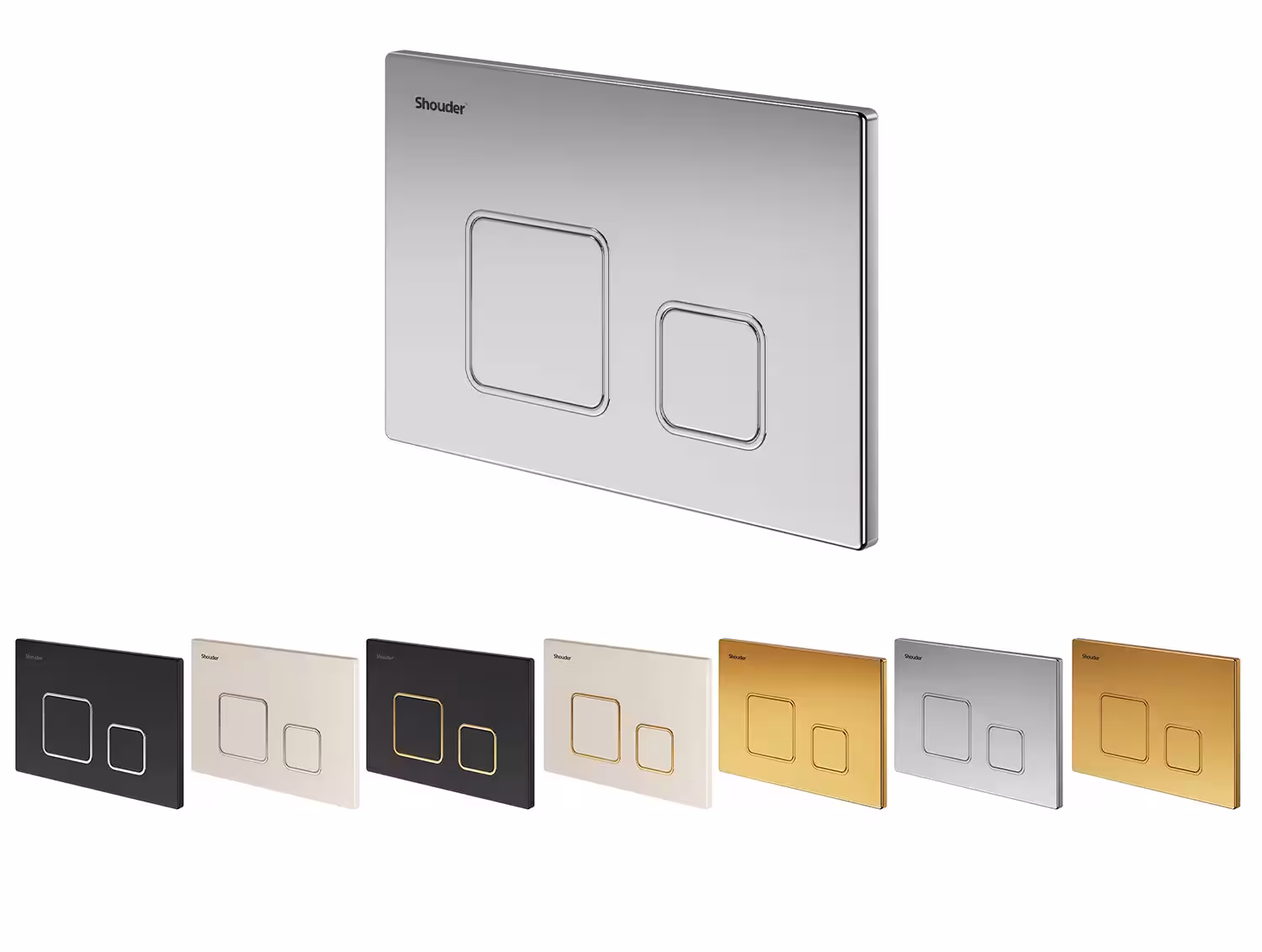 صفحه کلید فلاش تانک توکار شودر مدل رن