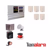 پکیج دزدگیر اماکن باسیم مدل جی ام کا سیم کارتی و تلفنی GM910PR5