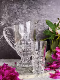 پارچ و لیوان آکوامارین