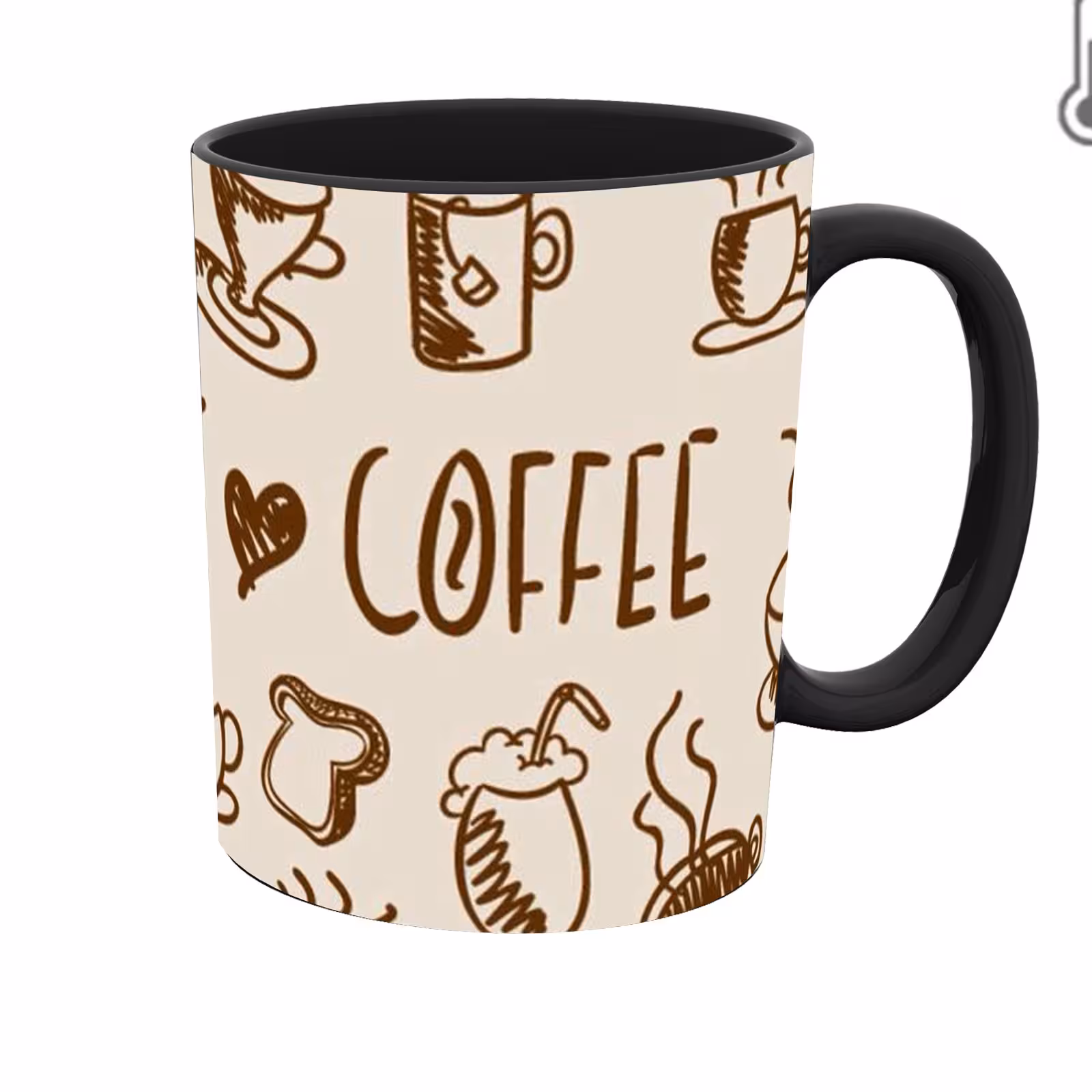 ماگ حرارتی طرح coffee وزن 220 گرم 