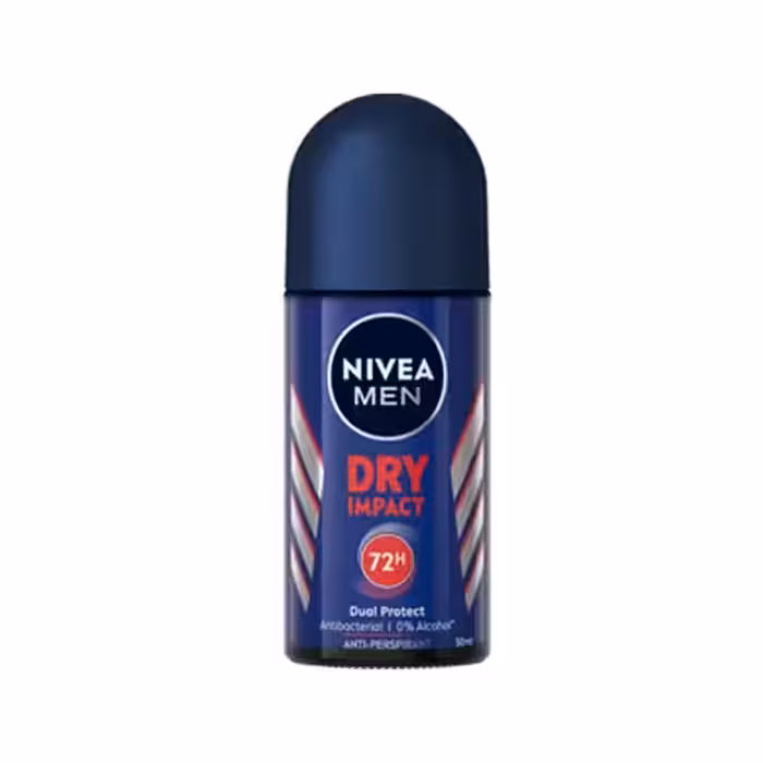 رول ضد تعریق مردانه مدل درای ایمپکت نیوا 50 میل Nivea