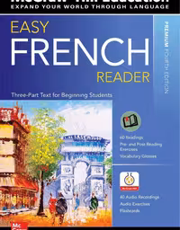 خرید کتاب فرانسه Easy French Reader Premium Fourth Edition جدید ترین ورژن 2021