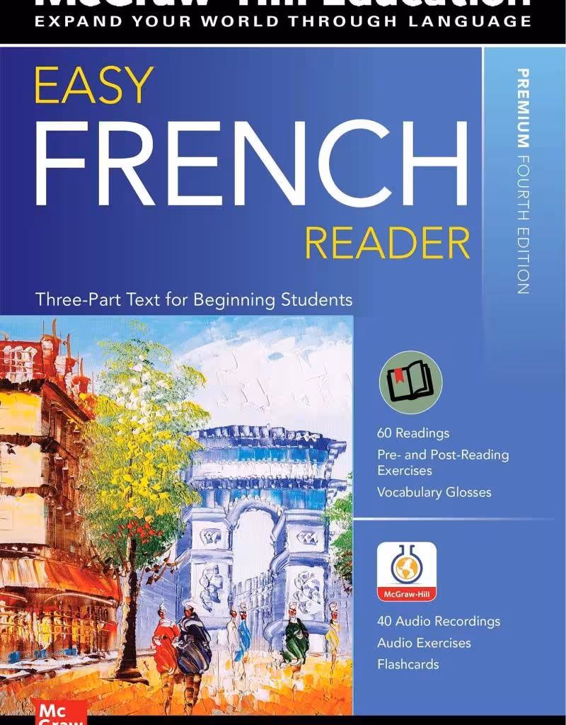خرید کتاب فرانسه Easy French Reader Premium Fourth Edition جدید ترین ورژن 2021