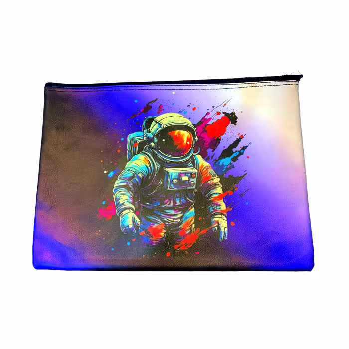 پوشه مدل زیپ دار طرح فضانورد کد 01208 | چاوه