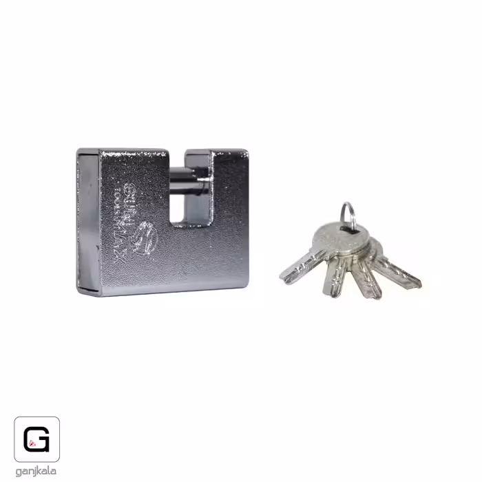 قفل کتابی روکشدار سان مکس سایز 70