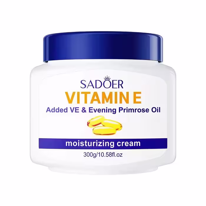 کرم مرطوب‌کننده سادور حاوی ویتامین E و روغن گل مغربی 300 گرمی