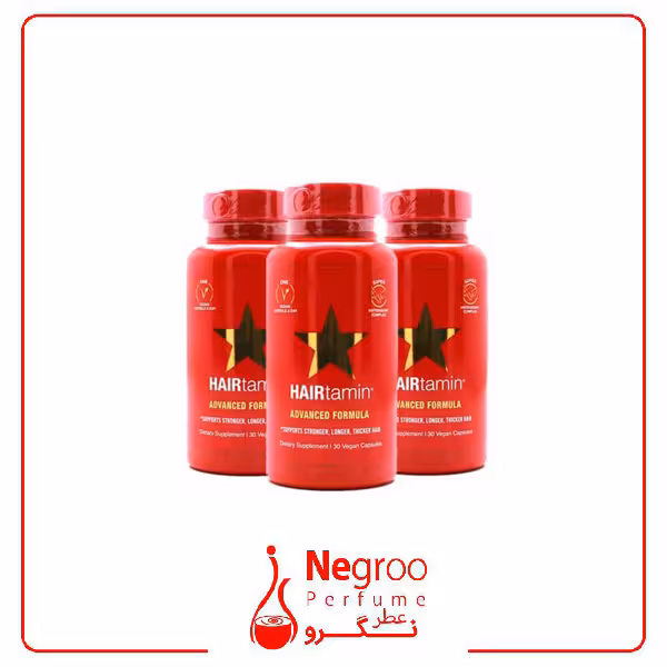 مکمل مولتی ویتامین تقویت موی هیرتامین اصل آمریکا 30 عددی