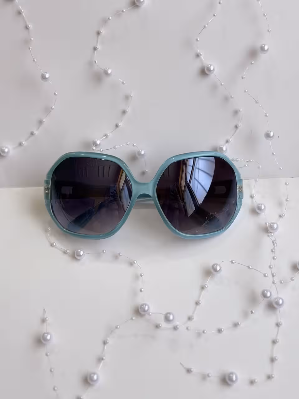 عینک آفتابی برند prada زنانه سبز یووی 400