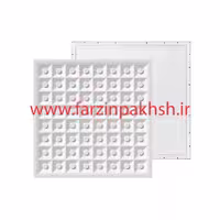 پنل 60×60 توکار 80 وات مربعی پارس شعاع توس مدل ماتریس لایت