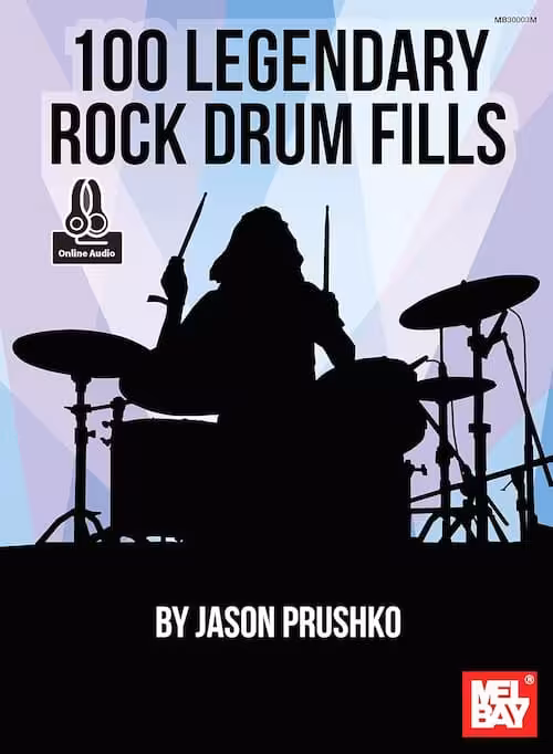 دوره‌ آنلاین آموزش درام سبک راک | کتاب 100 Legendary Drum Fills از Jason Prushko