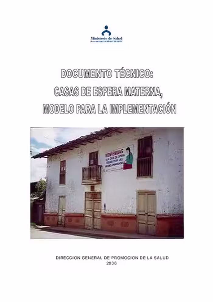 خرید و دانلود نسخه کامل کتاب Documento técnico: Casas de espera materna, modelo para la implementación