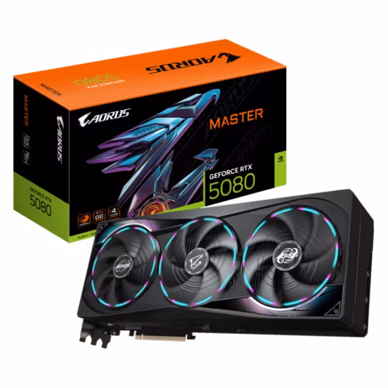 کارت گرافیک گیگابایت RTX AORUS 5080 Master 16G