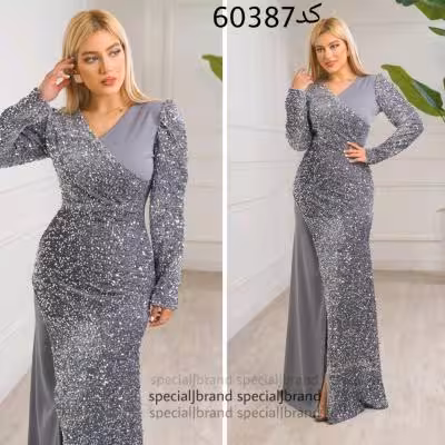 پیراهن شب زنانه مدل ماکسی مجلسی ریچل