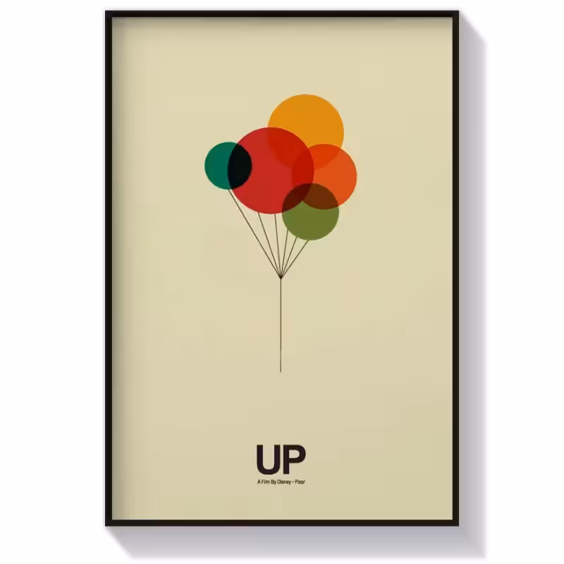 تابلو دکوراتیو سینمایی طرح انیمیشن Up