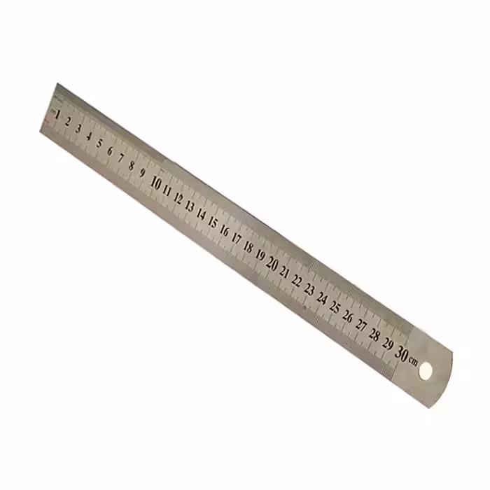 خط کش فلزی 30 سانتی متری کد 011