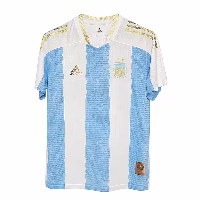 لباس آرژانتین یادبود مارادونا 2026 ورژن پلیری با لوگوی ژله ای و تایلندی