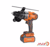 دریل چکشی شارژی براشلس 20 ولت 4 آمپر آنکور تک باتری مدل DCE2