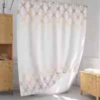 پرده حمام دلفین مدل EV-4644 سایز 180×200سانتی متر