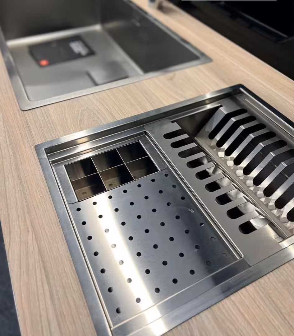 آبچکان توکار 42*43 استیل