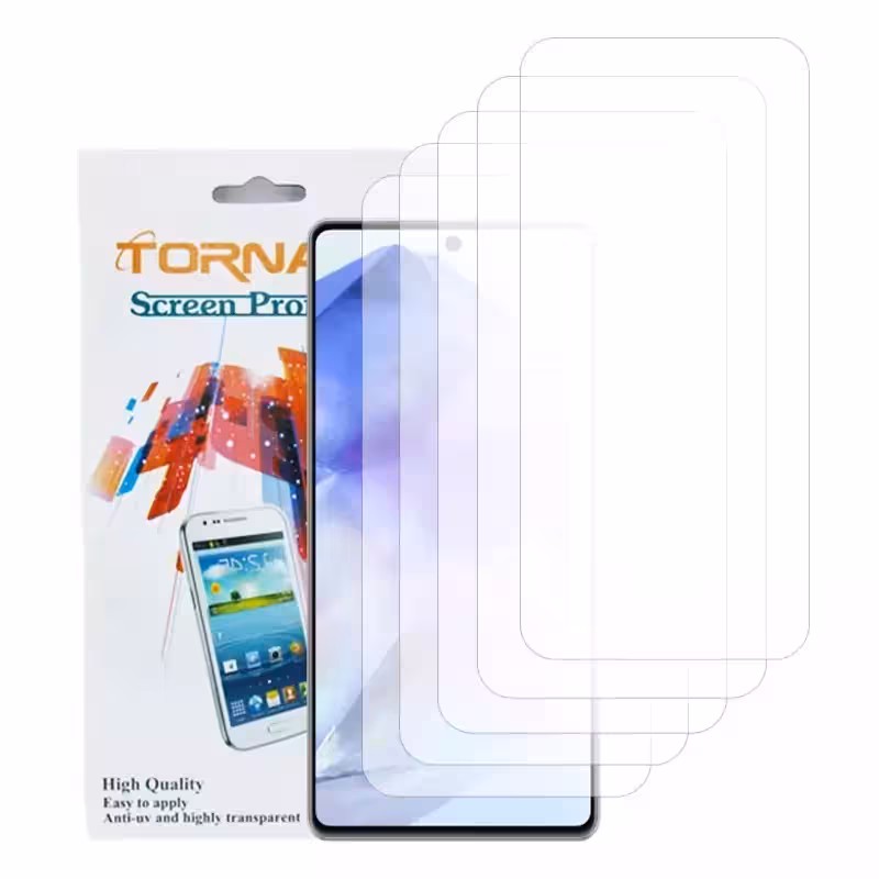 گلس محافظ صفحه نمایش تورنادو مدل نانو گلس مناسب برای موبایل سامسونگ Galaxy A55 بسته 5 عددی