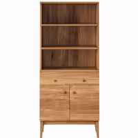 کتابخانه سرو چوب مدل Modern Style