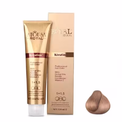 رنگ مو آتوسا رویال شماره 8.08  حجم 120 میلی لیتر رنگ بلوند كاراملی