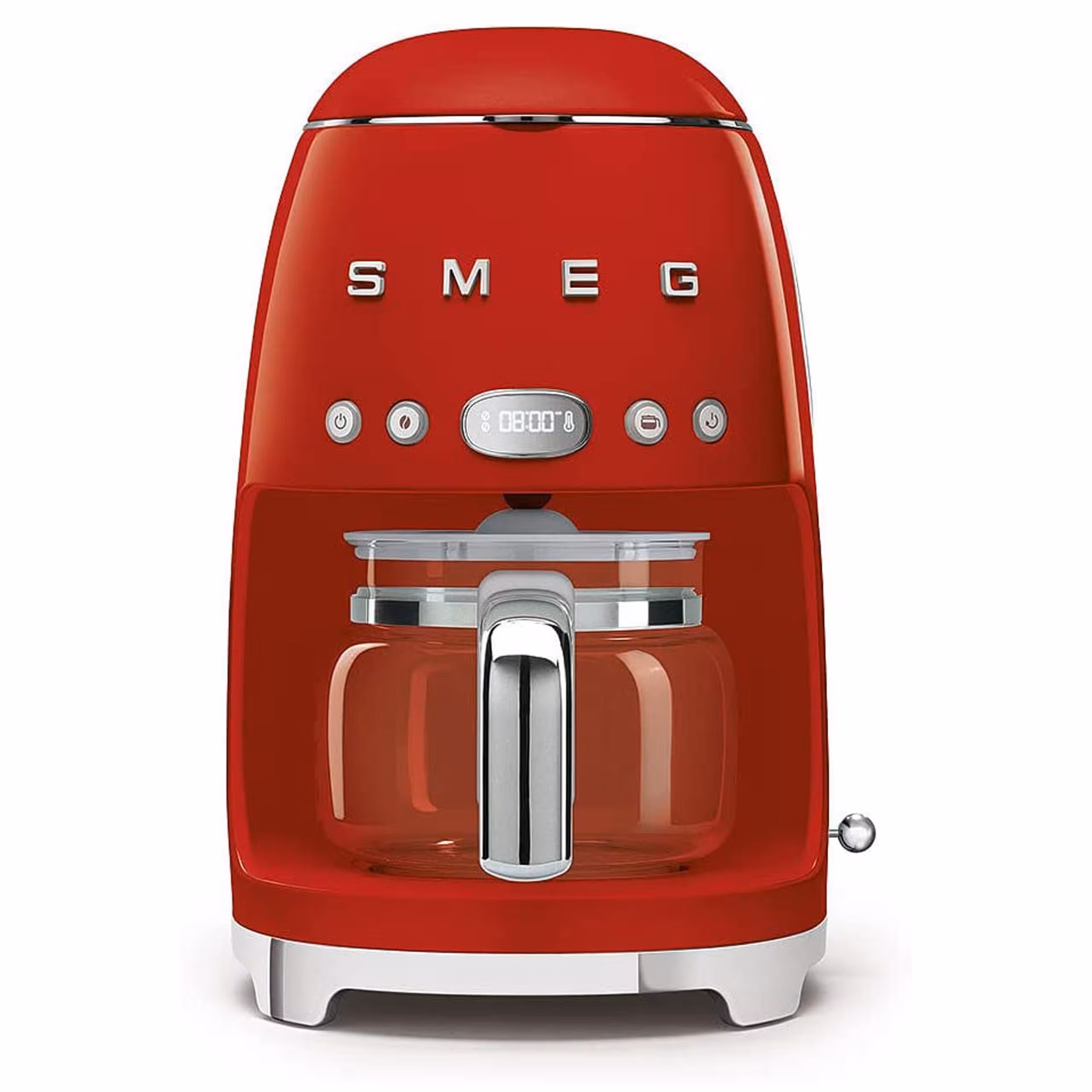 قهوه ساز دارای فیلتر قطره ای برند اسمگ Smeg DCF02RDUK, 50’S Retro Style Drip Filter Coffee Machine