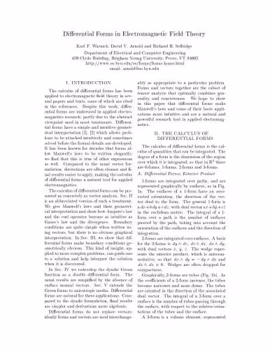 خرید و دانلود نسخه کامل کتاب Differential Forms in Electromagnetic Field Theory